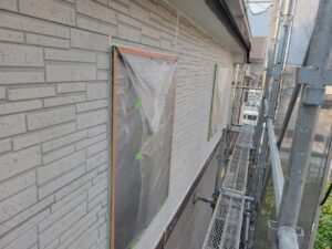 柏市で外壁塗装を施工しています。