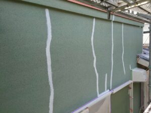 松戸市の外壁塗装を遮熱塗料で施工していきます。