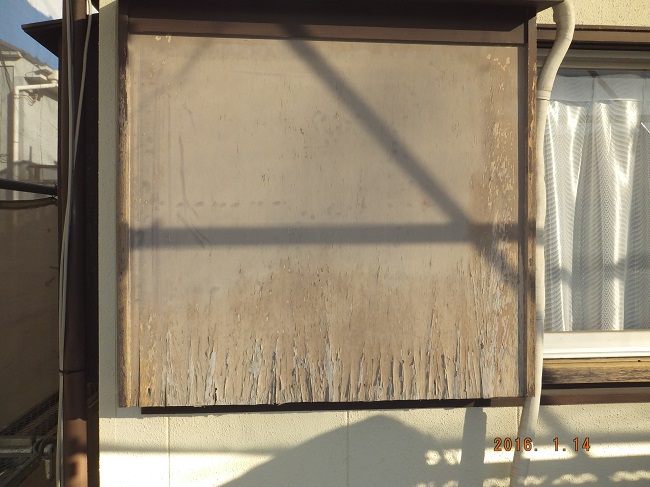 before 戸袋べニア