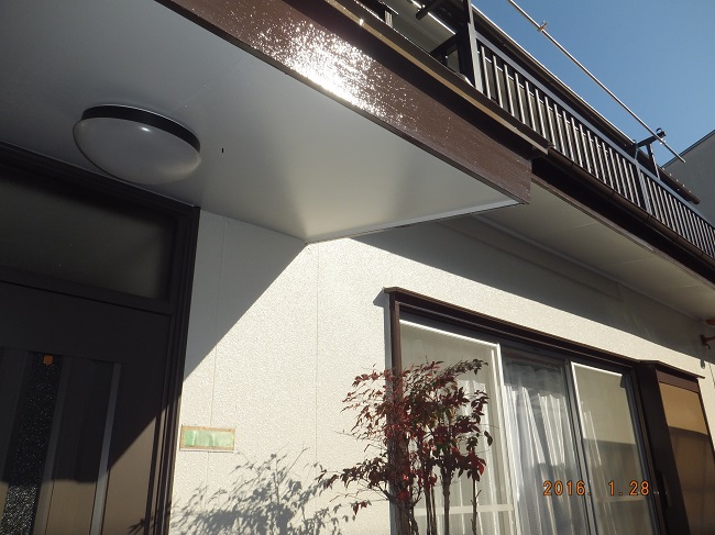 戸袋、木部仕上がり