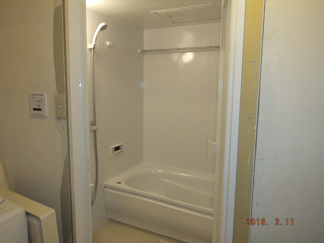 ユニットバスと洗面台の交換 市川市 マンションリフォーム