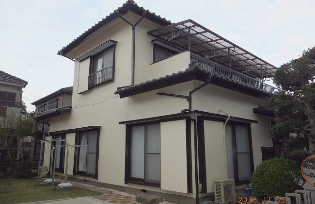 柏市で外壁塗装リフレッシュと楽々電動シャッター