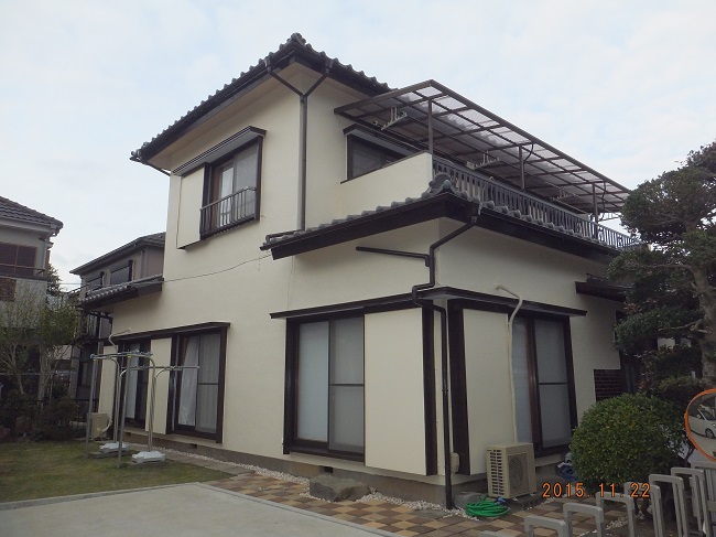 柏市で外壁塗装リフレッシュと楽々電動シャッター