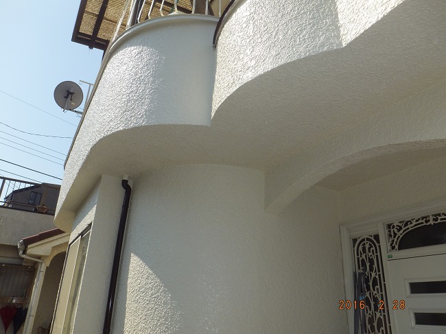 柏市で外壁と屋根瓦の塗装