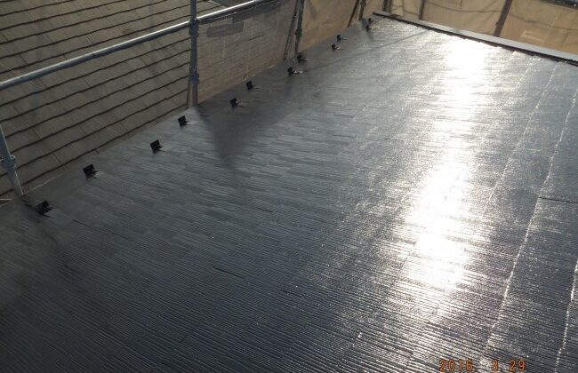 柏市 外壁と屋根の塗装と補修工事