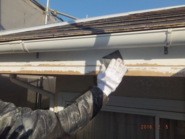 流山市 外壁と屋根の塗装の他、付帯部分の改修工事