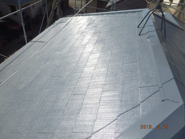after 屋根塗装
