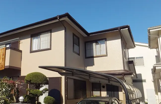 流山市 外壁塗装と屋根塗装工事