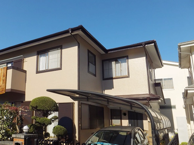 流山市 外壁塗装と屋根塗装工事