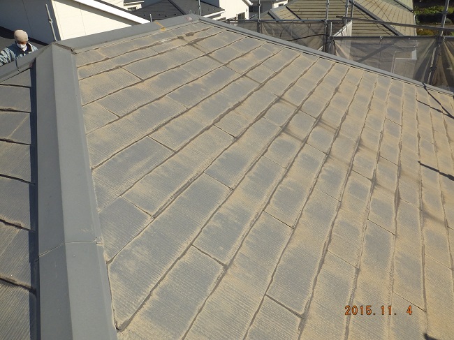 屋根塗装前