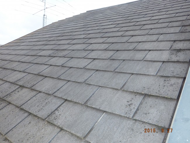 屋根塗装工事前