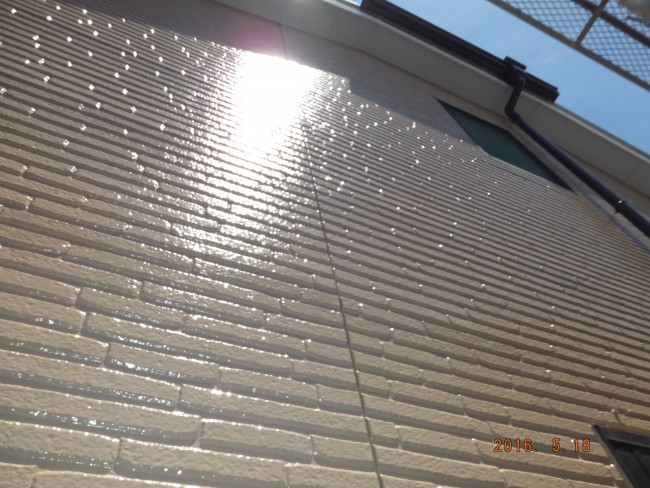 柏市 外壁塗装と屋根塗装を高耐候無機塗料で塗装