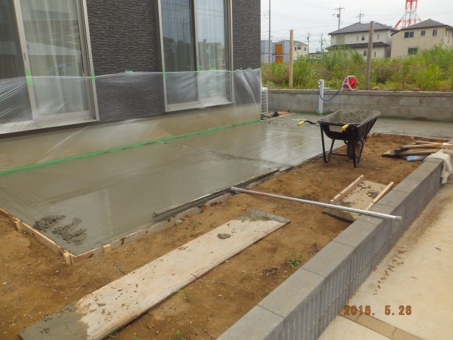 コンクリート打ち2