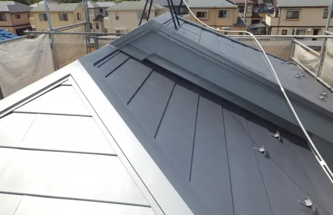 鎌ヶ谷市 外壁塗装と屋根葺き替え、テラス新設工事