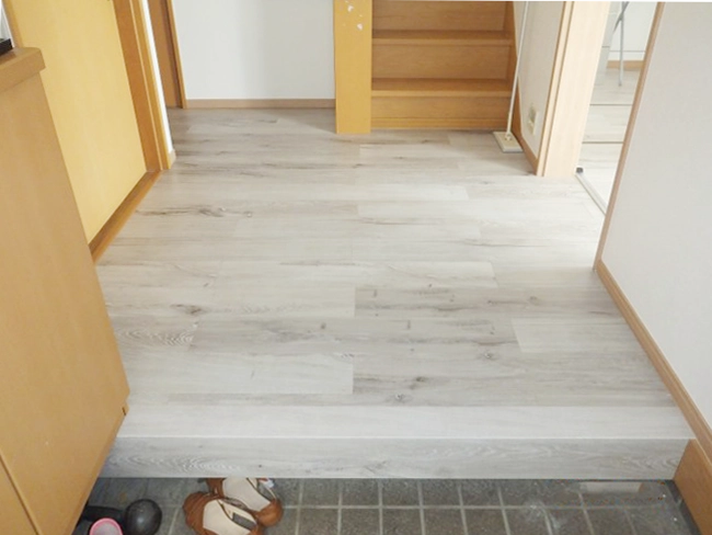 玄関スペース工事後