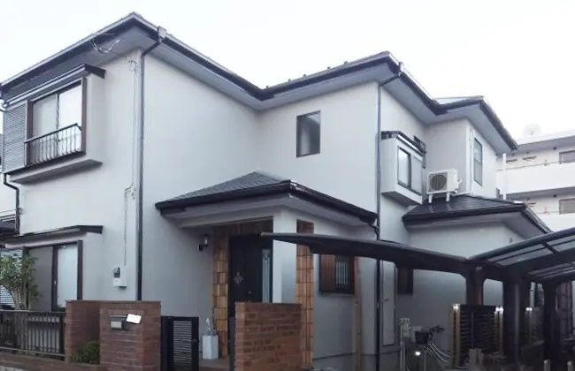 松戸市 外壁塗装と屋根塗装及びベランダ防水工事