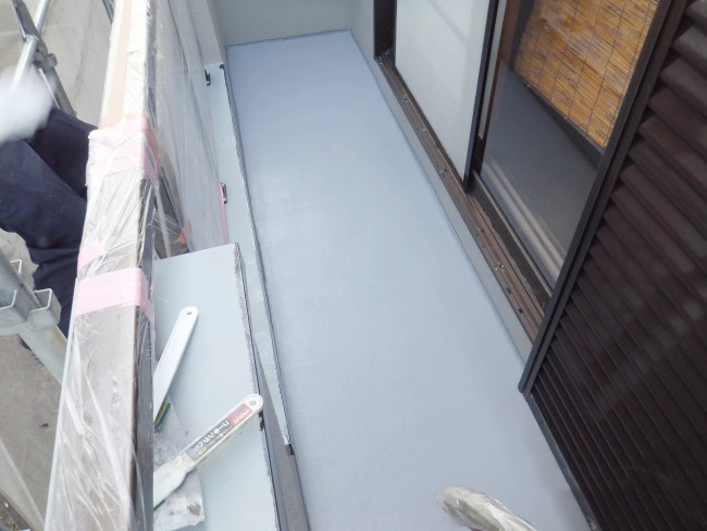 ベランダFRP防水工事後