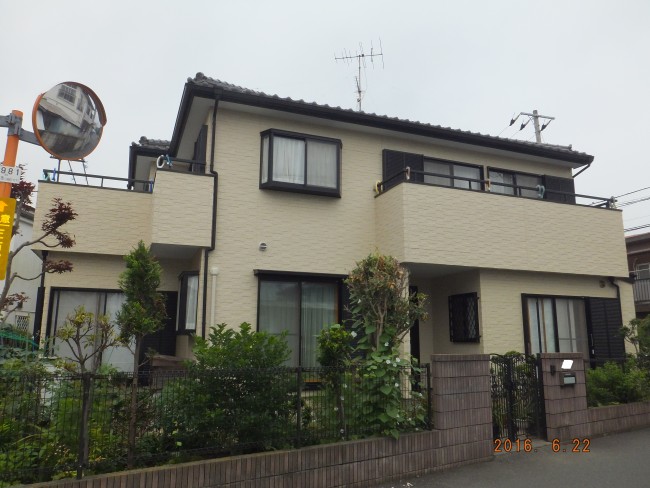 外壁塗装工事前