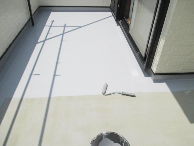 バルコニー防水工事後