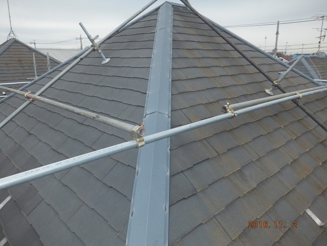 屋根塗装前
