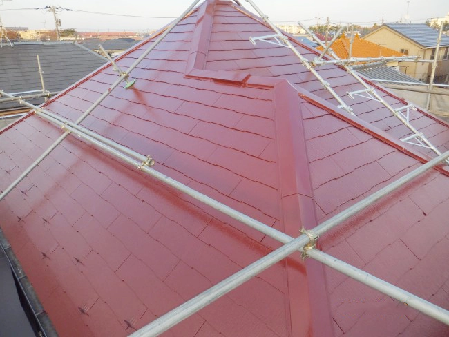 屋根塗装後