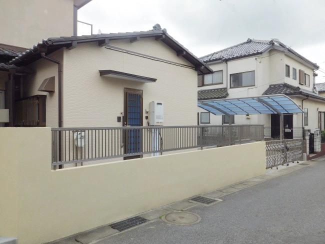 施工後 外壁サイディング・外構