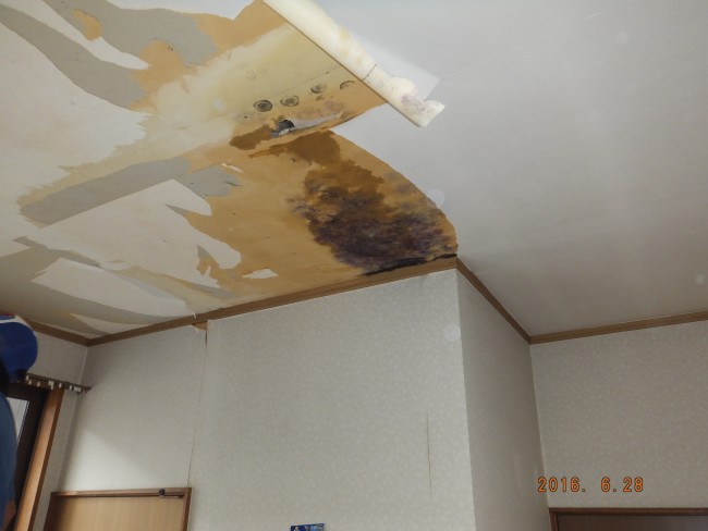 雨漏り改修工事1