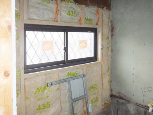 窓の入れ替え後