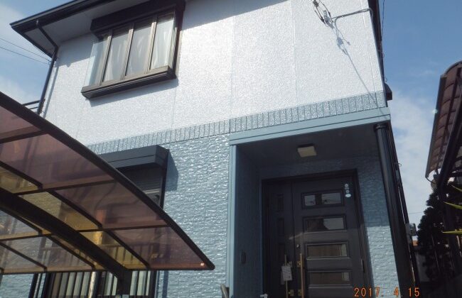 松戸市で外壁と屋根の塗装を高耐久塗料にて施工