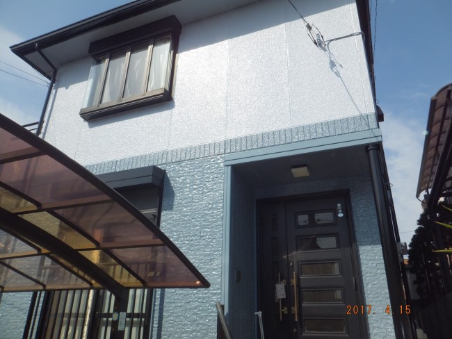松戸市で外壁と屋根の塗装を高耐久塗料にて施工