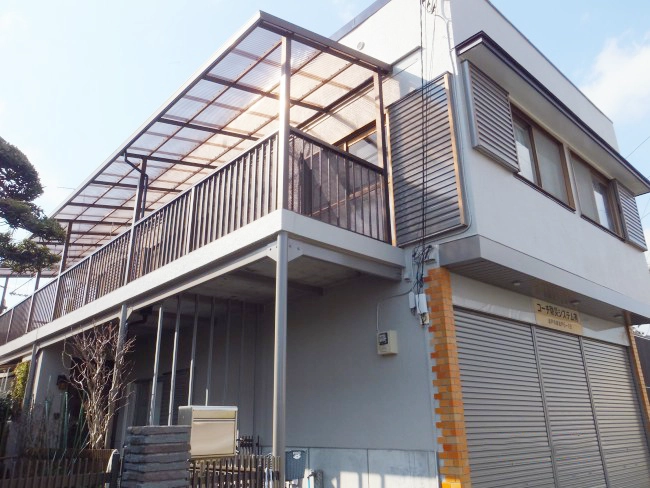 松戸市 錆びたトタン屋根の塗装と外壁塗装等