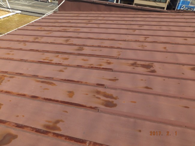 トタン屋根塗装前