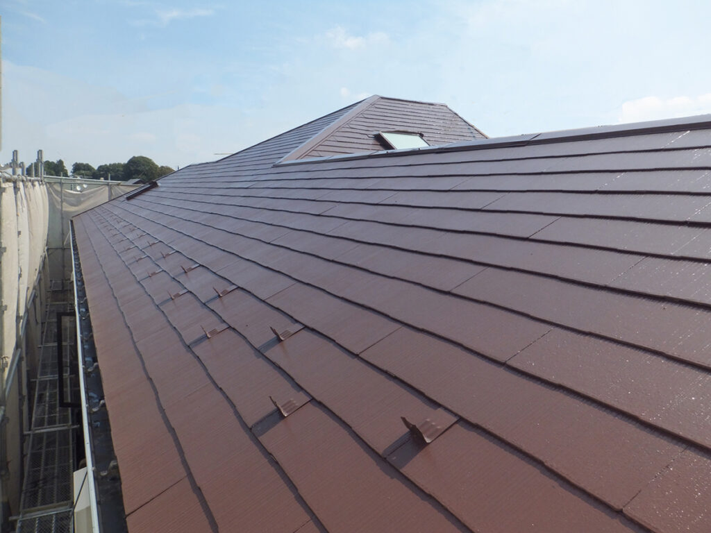 屋根施工後