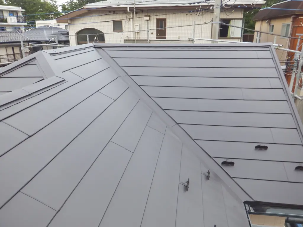 塗装後の屋根