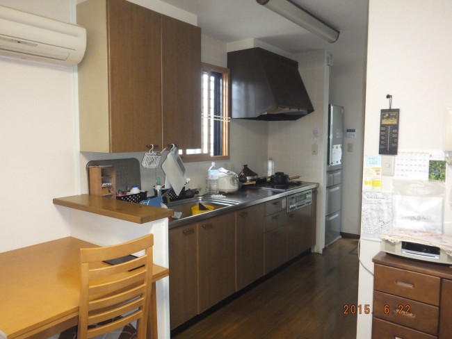 before システムキッチンリフォーム